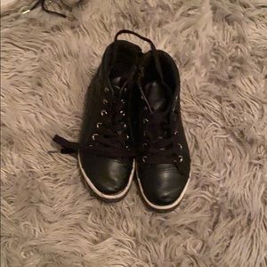 Little girls high top shoes